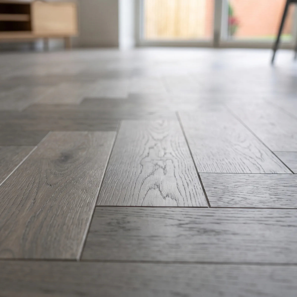 Grey Brushed Oak 150mm Engineered Herringbone – image 10
