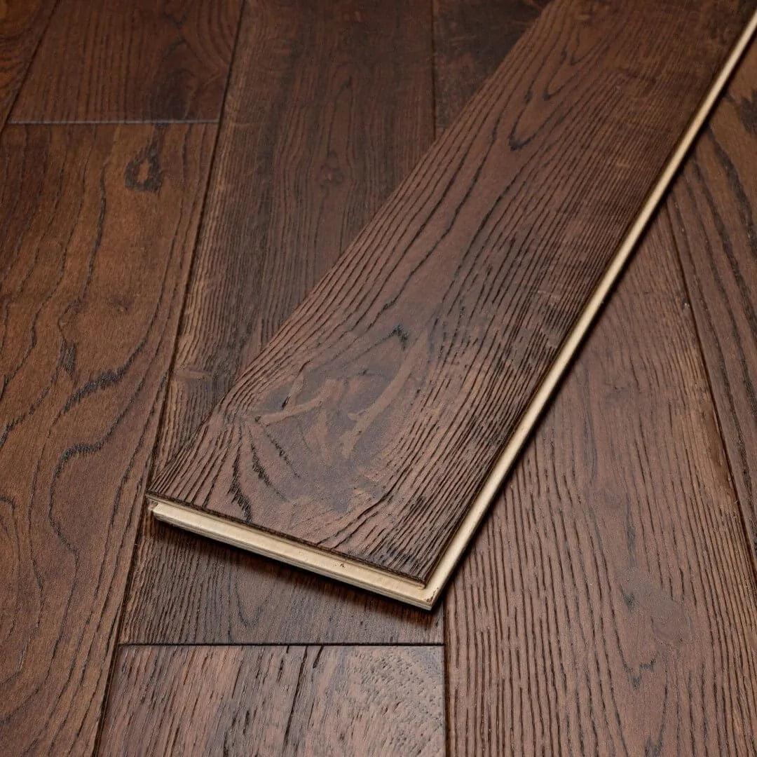 Smoky Brushed Lacquered Oak 125mm Engineered Plank – image 5
