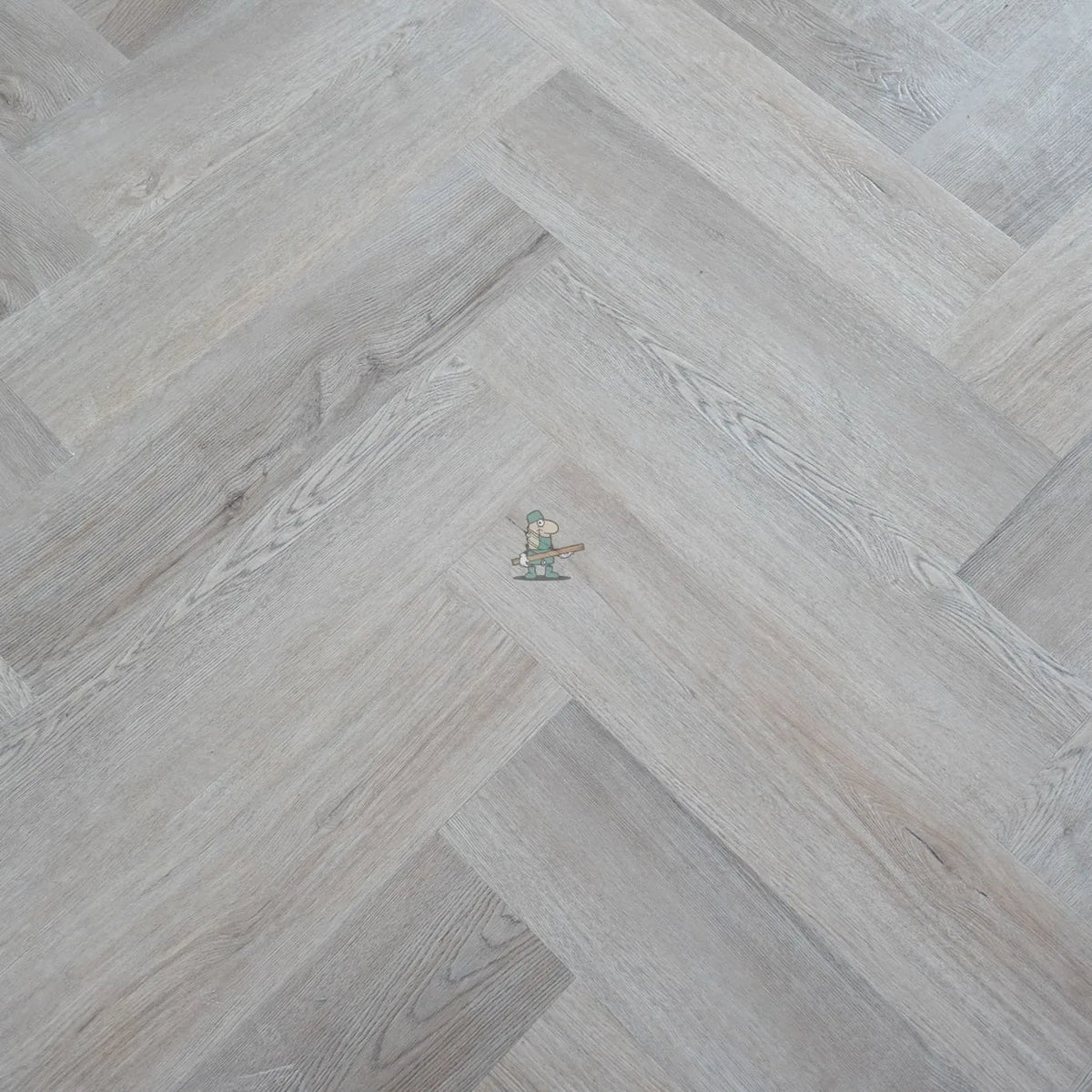 Quayside Umber Oak Herringbone Click LVT – close-up of the surface (11)