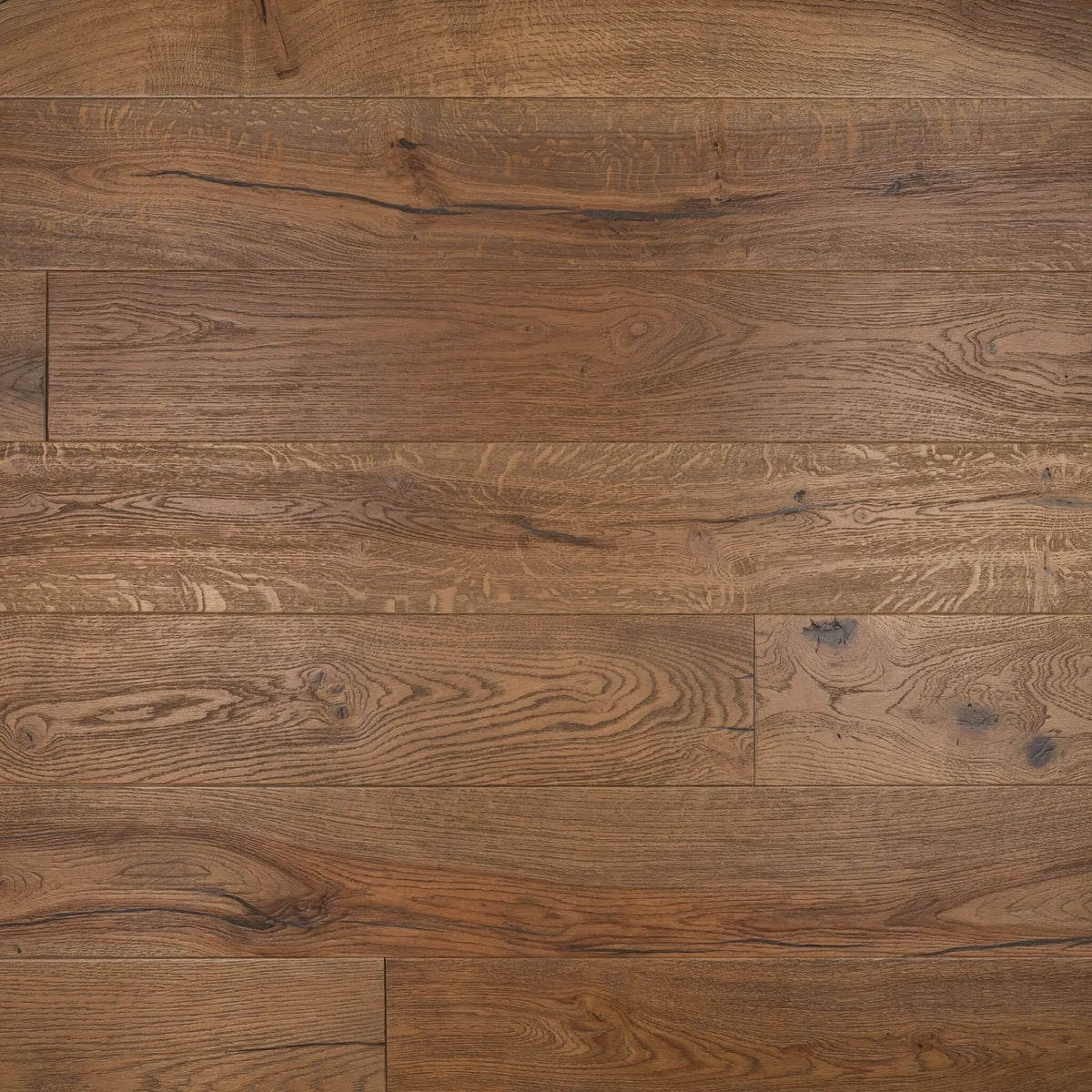 Medium Oak Distressed 190mm Engineered Plank – image 1