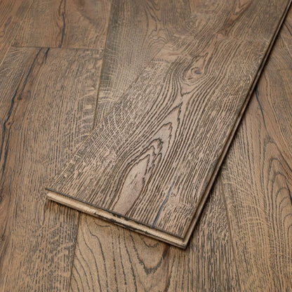 Smoked Oak Distressed 190mm Engineered Plank – image 5