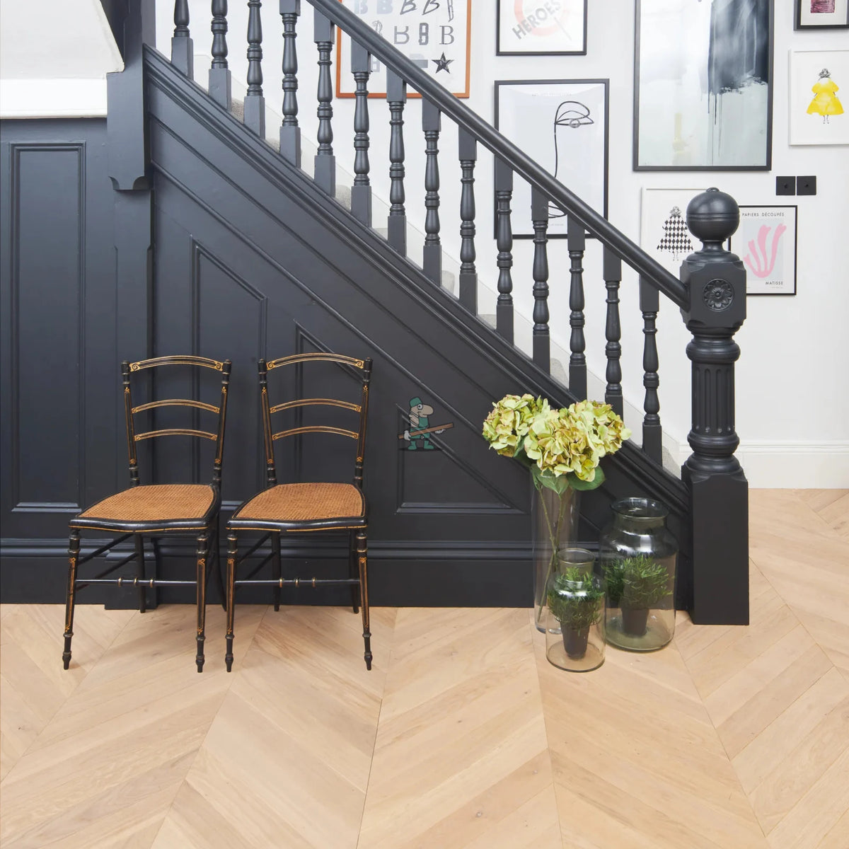 Nordic Light Oak 90mm Engineered Chevron – image 3