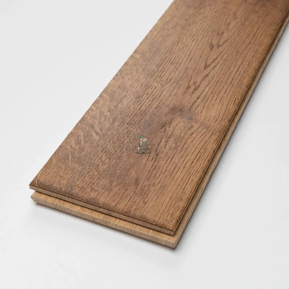 Golden Oak Oiled Hand Scraped 125mm Solid Plank – image 7