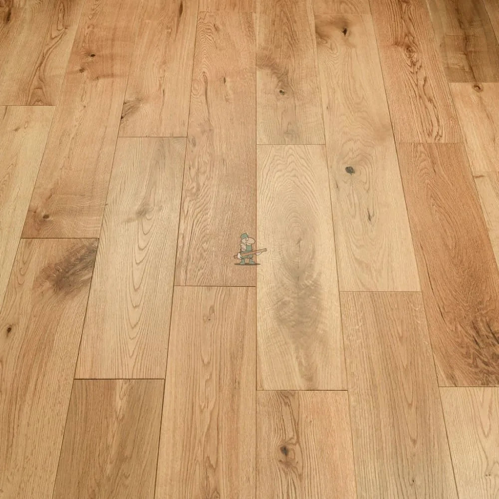 Natural Brushed & Oiled Oak 150mm Solid Plank – image 1