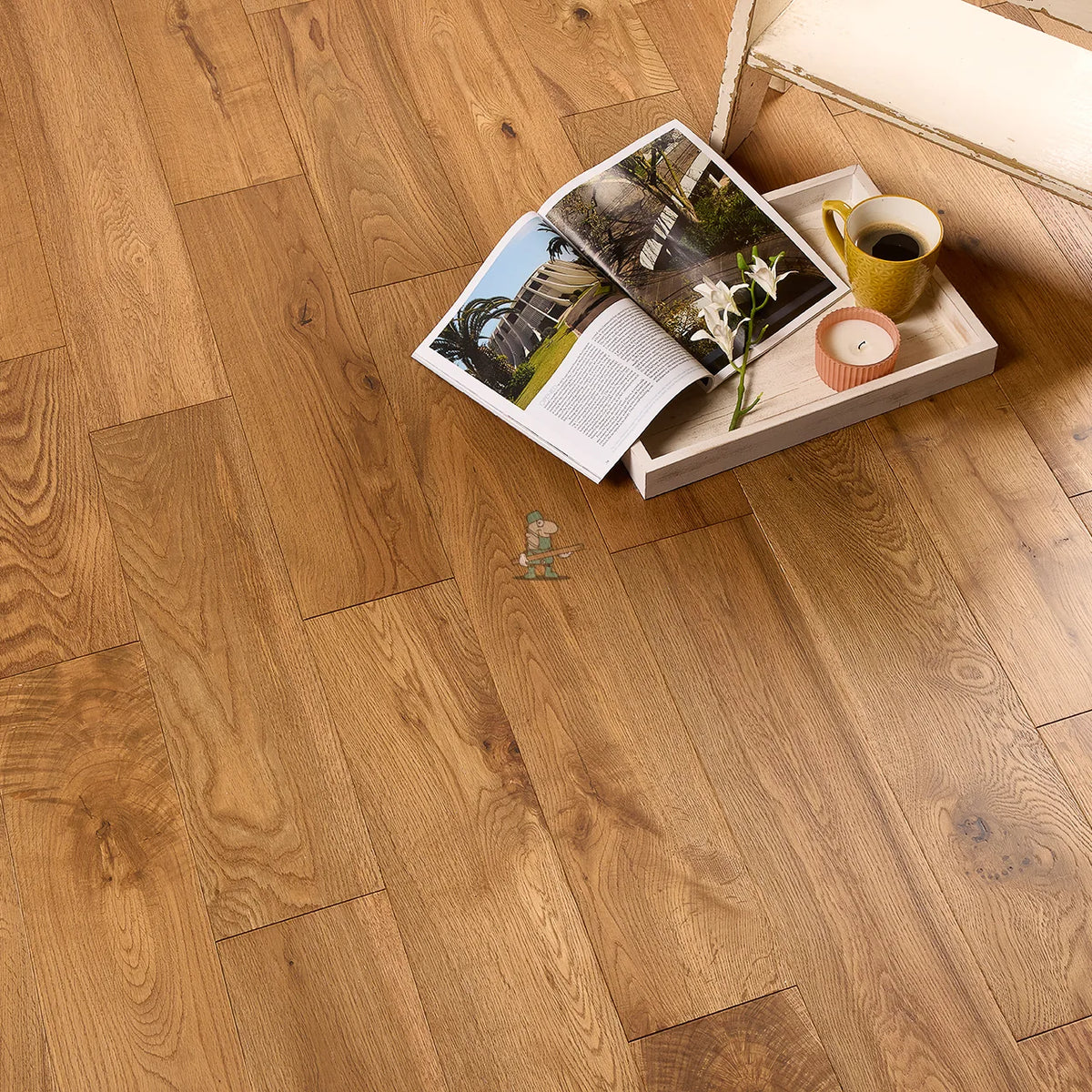 Smoked Oak 150mm Solid Plank – image 3