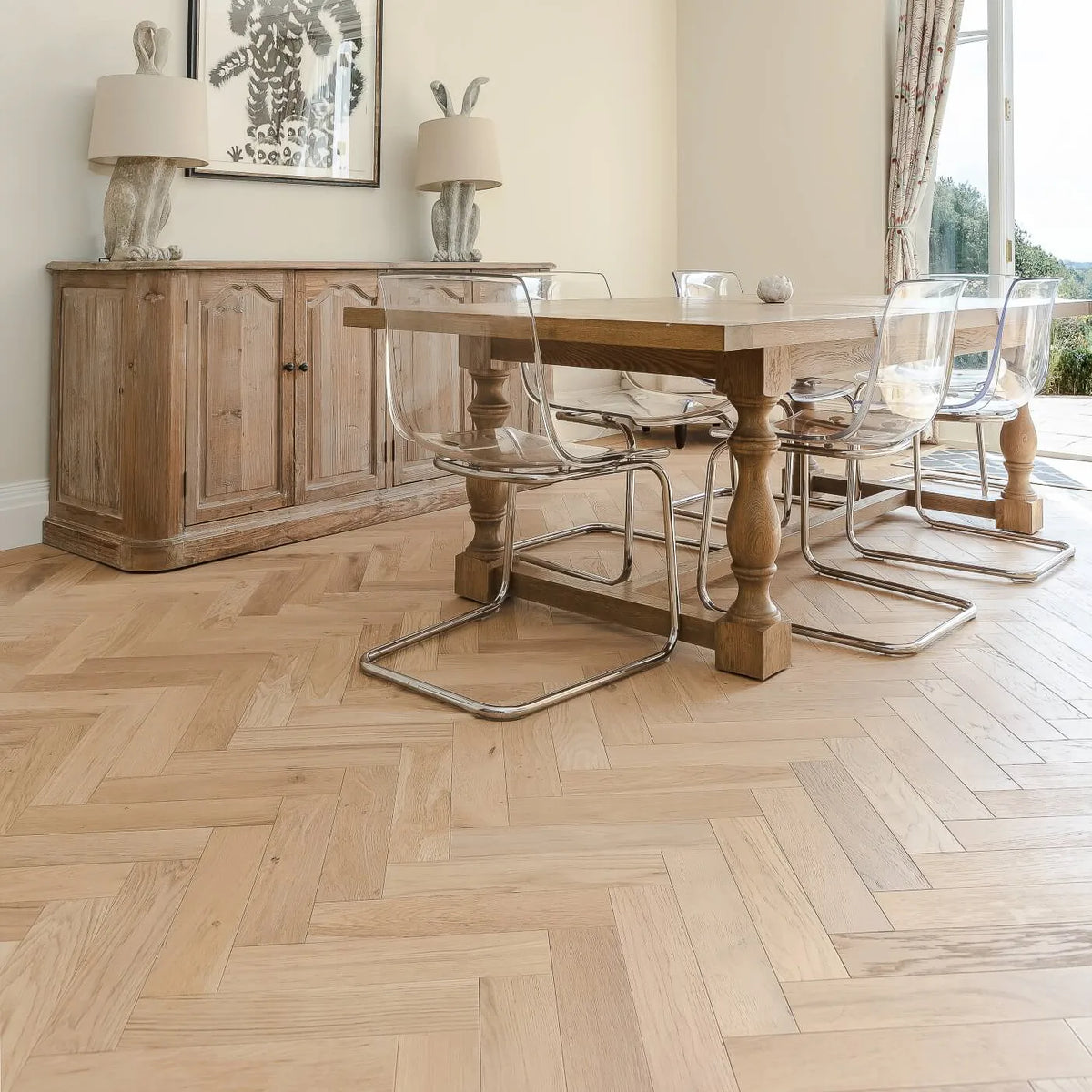 Shore Drift Oak 90mm Engineered Herringbone – image 3