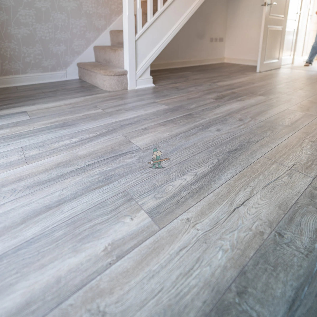 Rustic Grey Oak 12mm Laminate – laid in a living room (6)