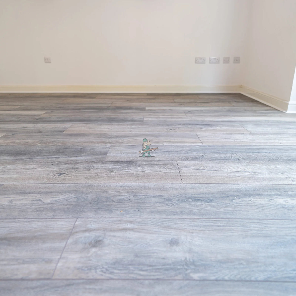 Rustic Grey Oak 12mm Laminate – laid in a living room (10)