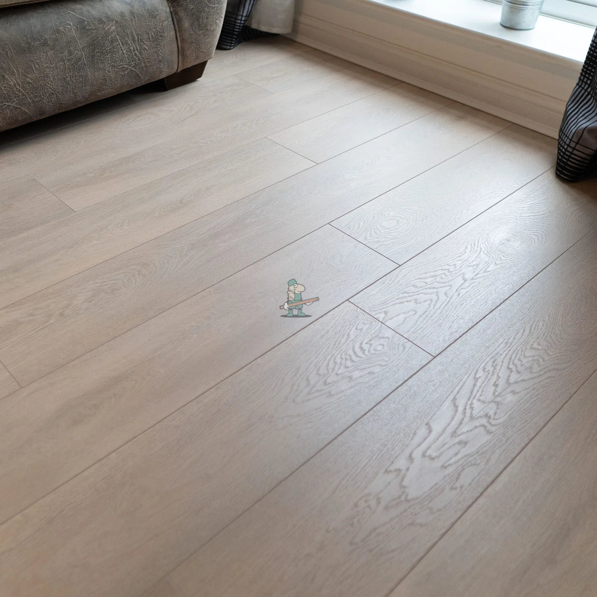 Ash White Oak 12mm Laminate – image 9