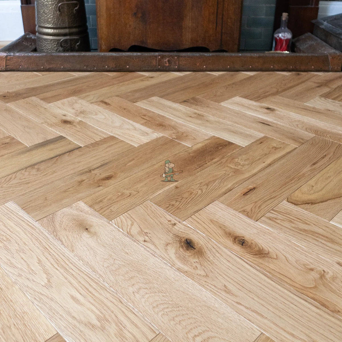 Natural Oak 90mm Engineered Herringbone, 15/4mm – image 6