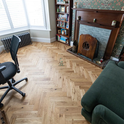 Natural Oak 90mm Engineered Herringbone, 15/4mm – image 7