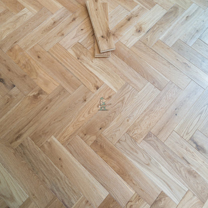 Natural Oak 90mm Engineered Herringbone, 15/4mm – image 11