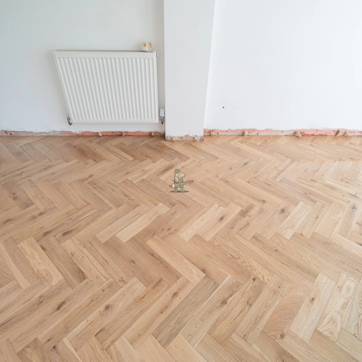 Natural Oak 90mm Engineered Herringbone, 15/4mm – image 4