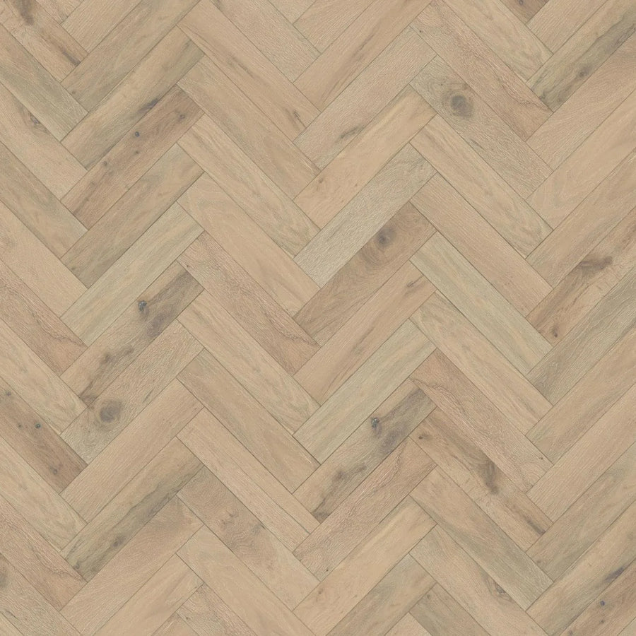 Pale Oak 90mm Engineered Herringbone – image 1