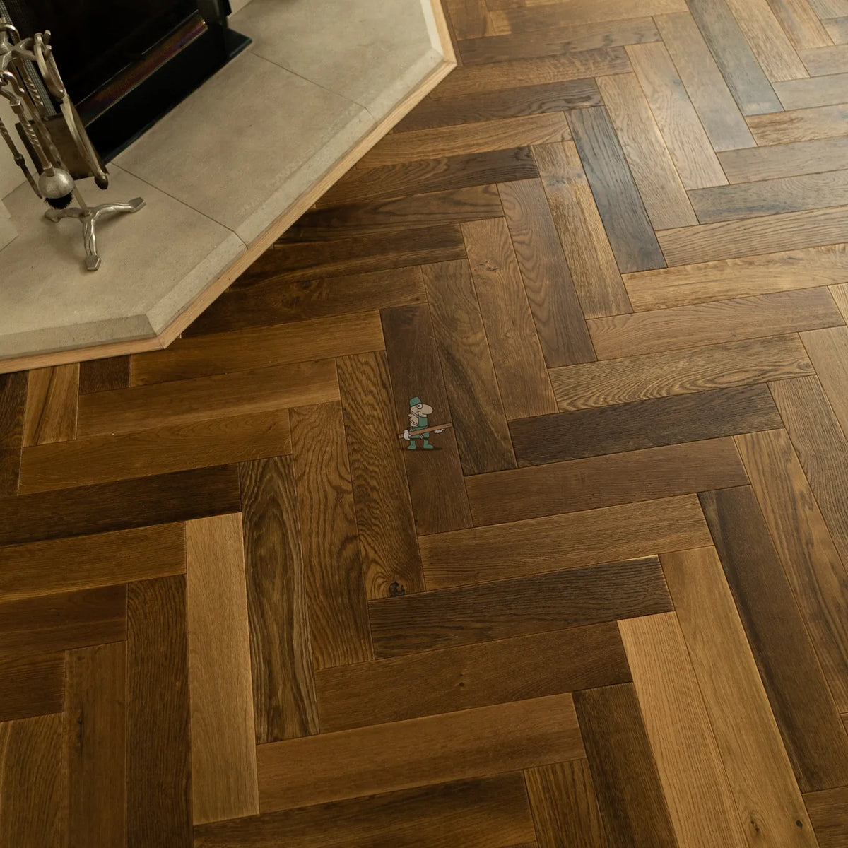 Espresso Oak 90mm Engineered Herringbone – image 5