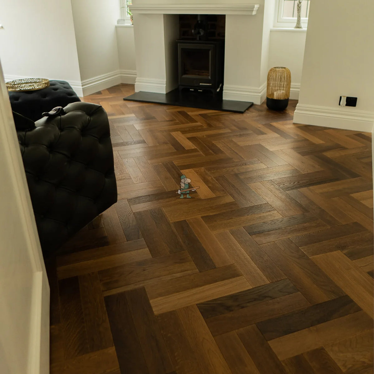 Espresso Oak 90mm Engineered Herringbone – image 7