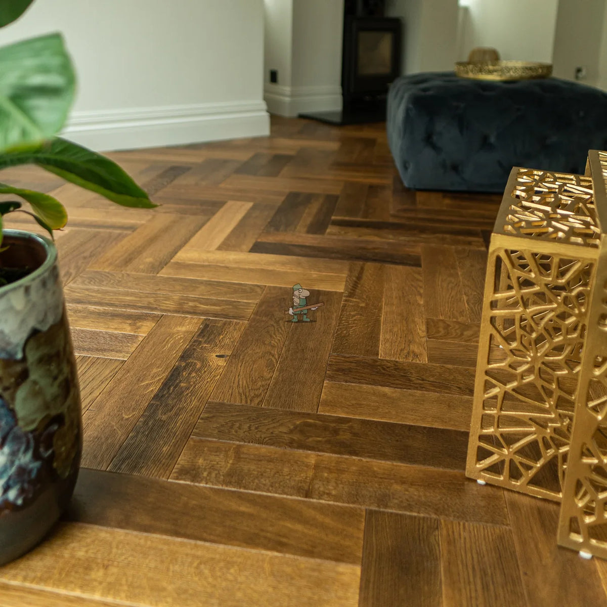 Espresso Oak 90mm Engineered Herringbone – image 9