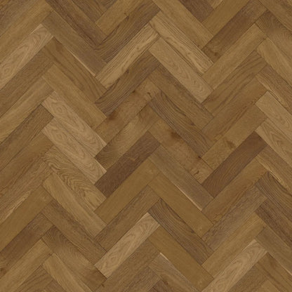 Weathered Smoked Oak 90mm Engineered Herringbone – image 1