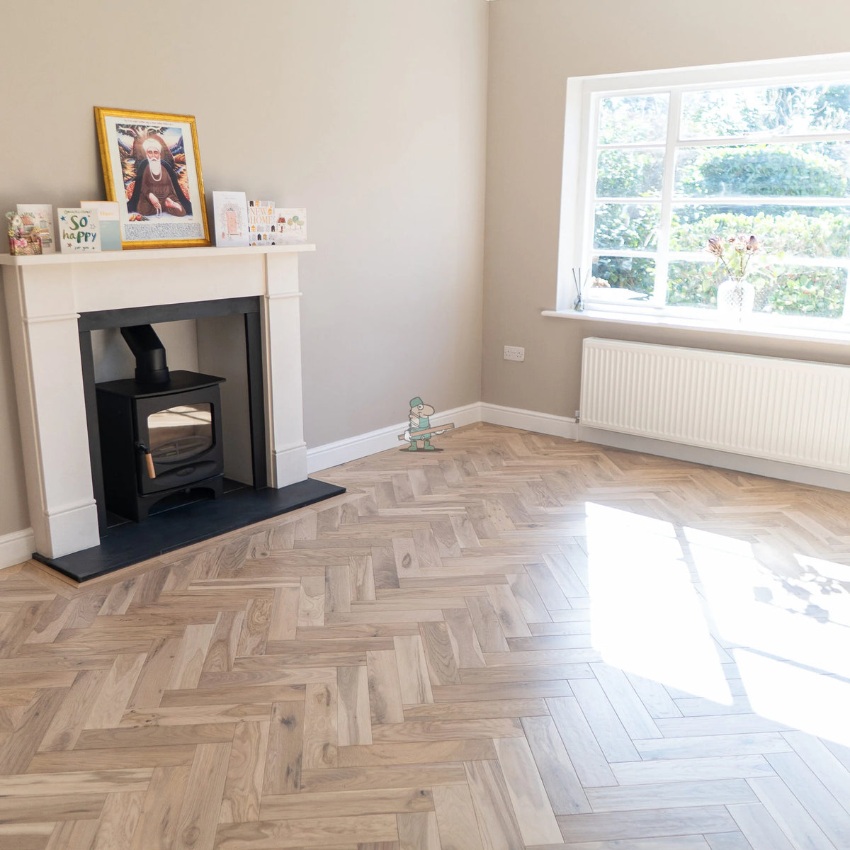 Worn Cathedral Oak 70mm Engineered Herringbone – image 10