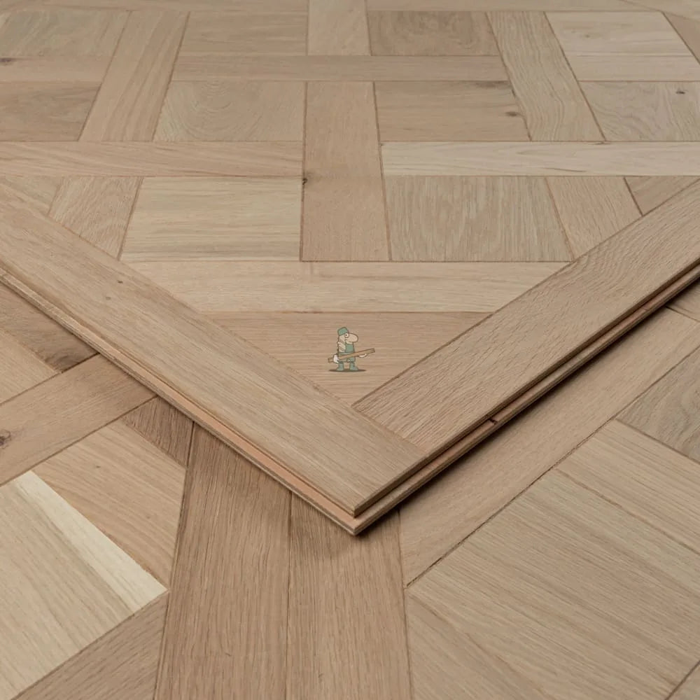 Raw Unfinished Oak Engineered Versailles Panel – image 2
