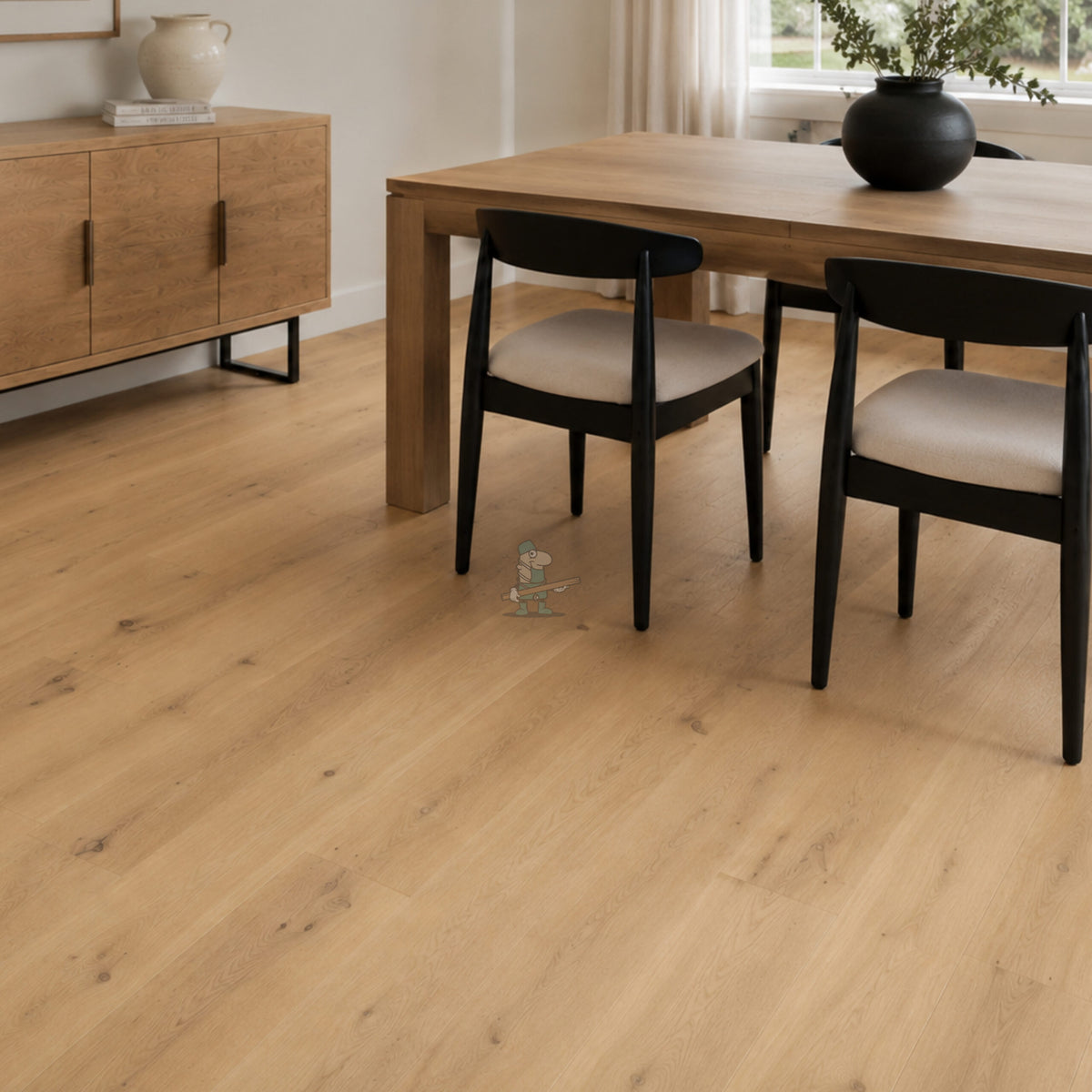 Pale Invisible Oak 190mm Engineered Plank – image 5