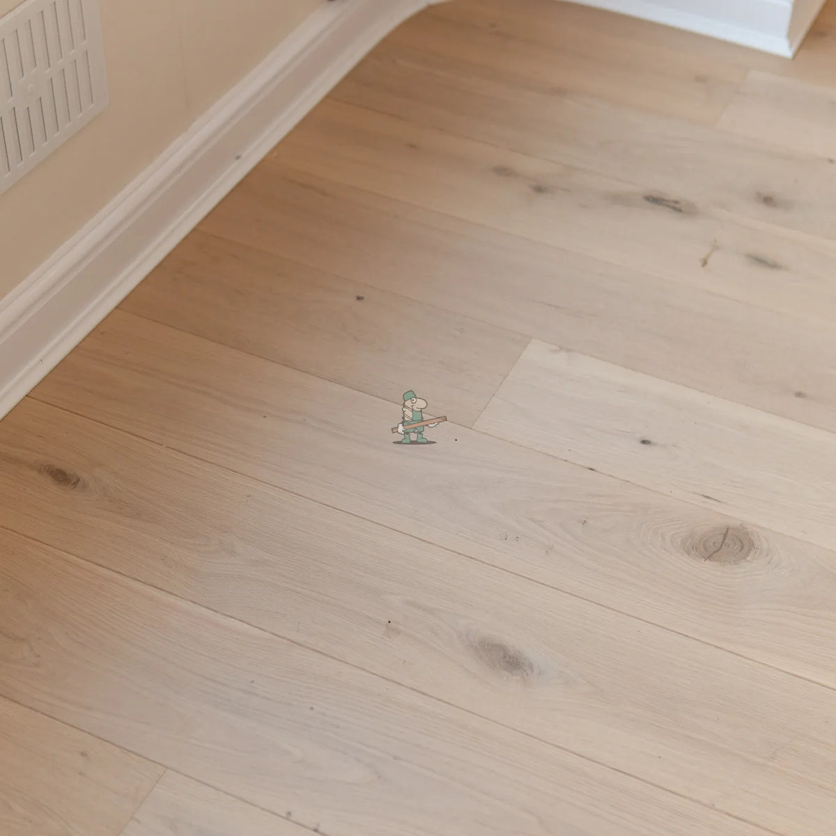 Pale Invisible Lacquered Oak 190mm Engineered Plank – image 7