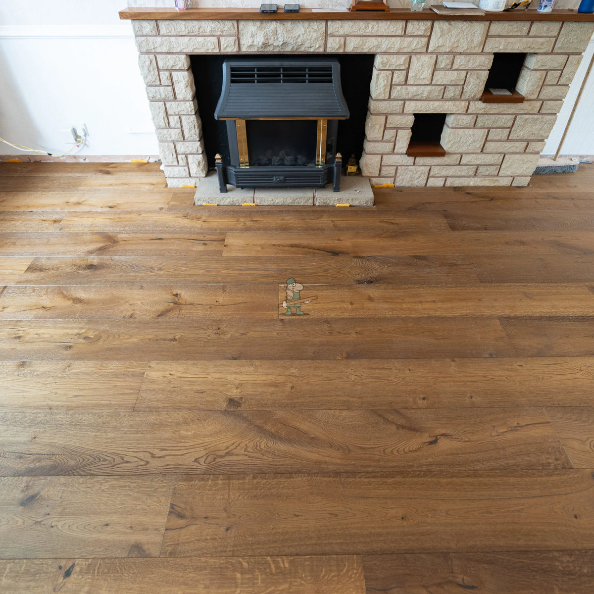 Rustic Smoked Oak 220mm Engineered Plank – image 4
