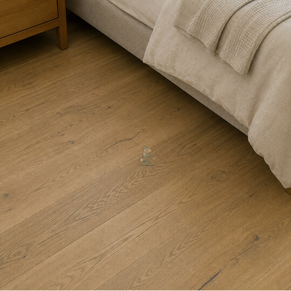 Ranch Distressed Oak 220mm Engineered Plank – room setting (2)