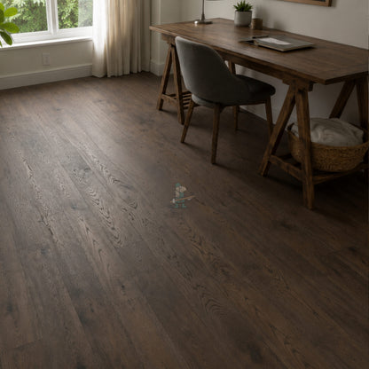 Black Knight Distressed Oak 220mm Engineered Plank – image 5