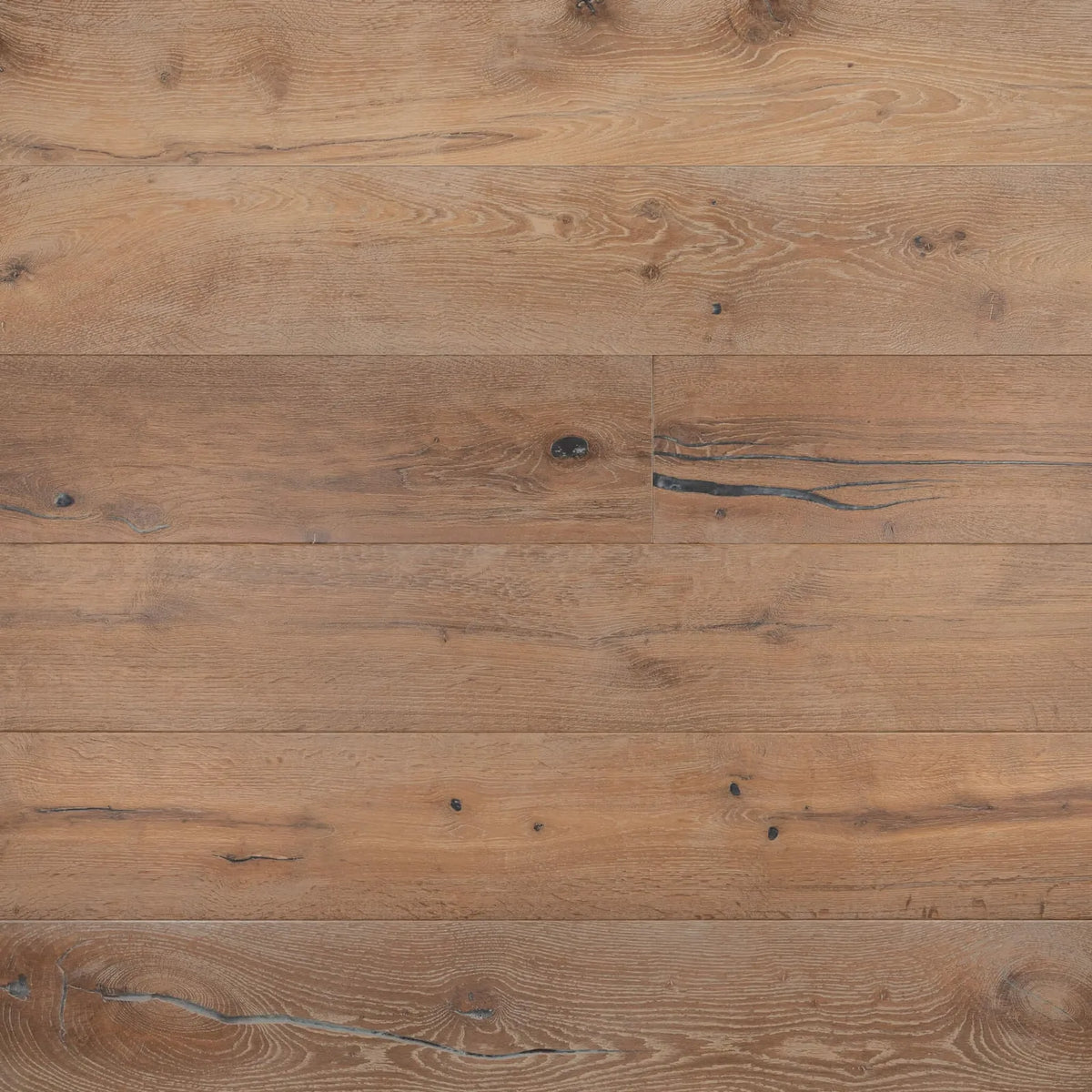 Weathered White Distressed Oak 220mm Engineered Plank – image 14