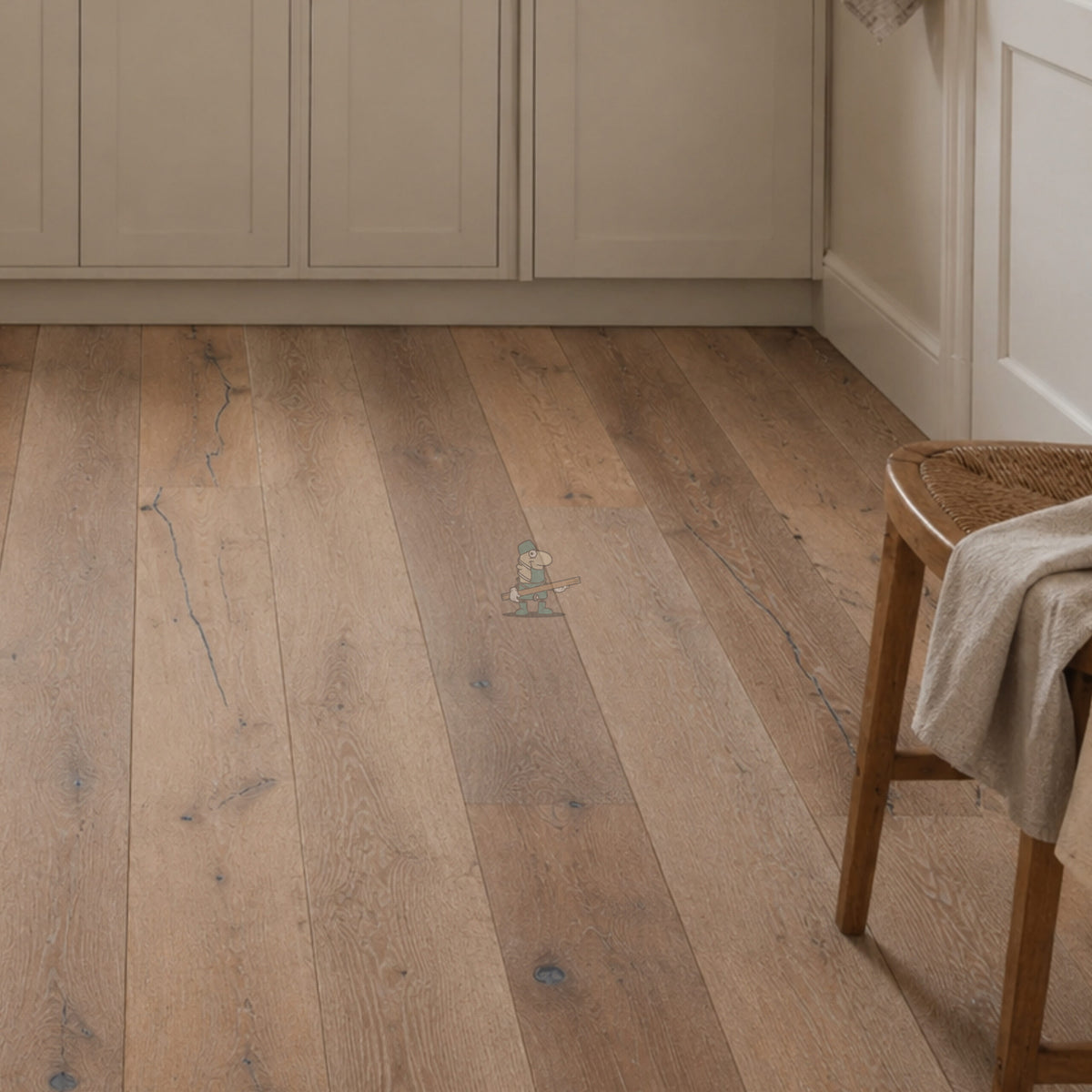 Weathered White Distressed Oak 220mm Engineered Plank – image 12