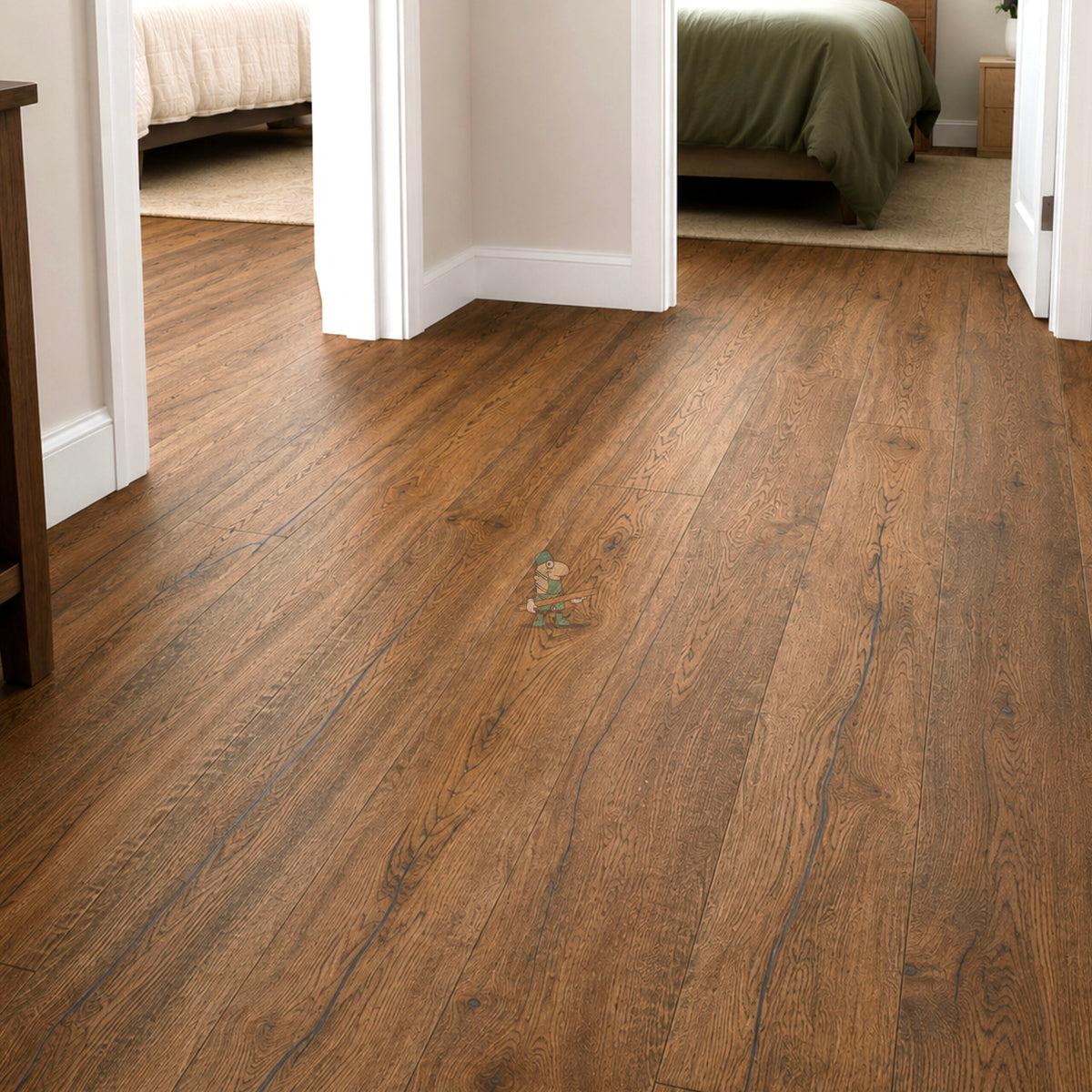 Smoked Oak Distressed 190mm Engineered Plank – image 2