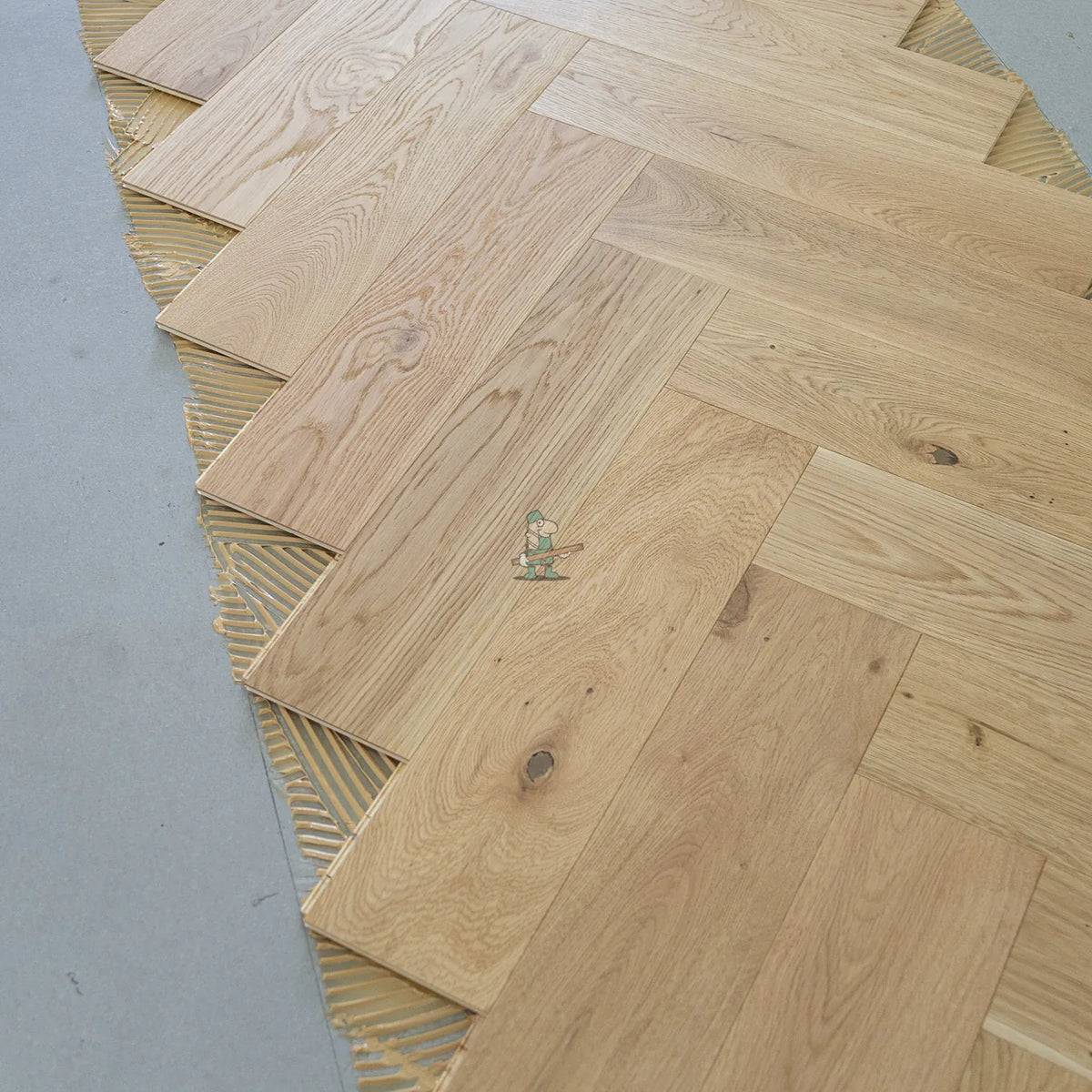 Natural Rustic Oak 150mm Engineered Herringbone – image 7