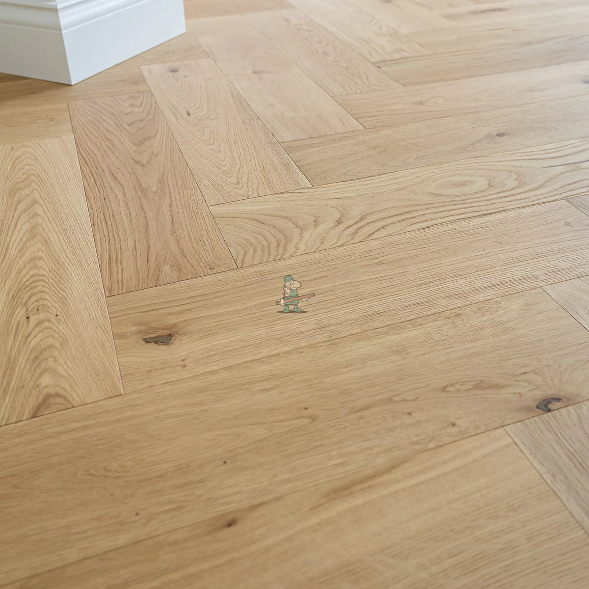 Natural Rustic Oak 150mm Engineered Herringbone – image 8