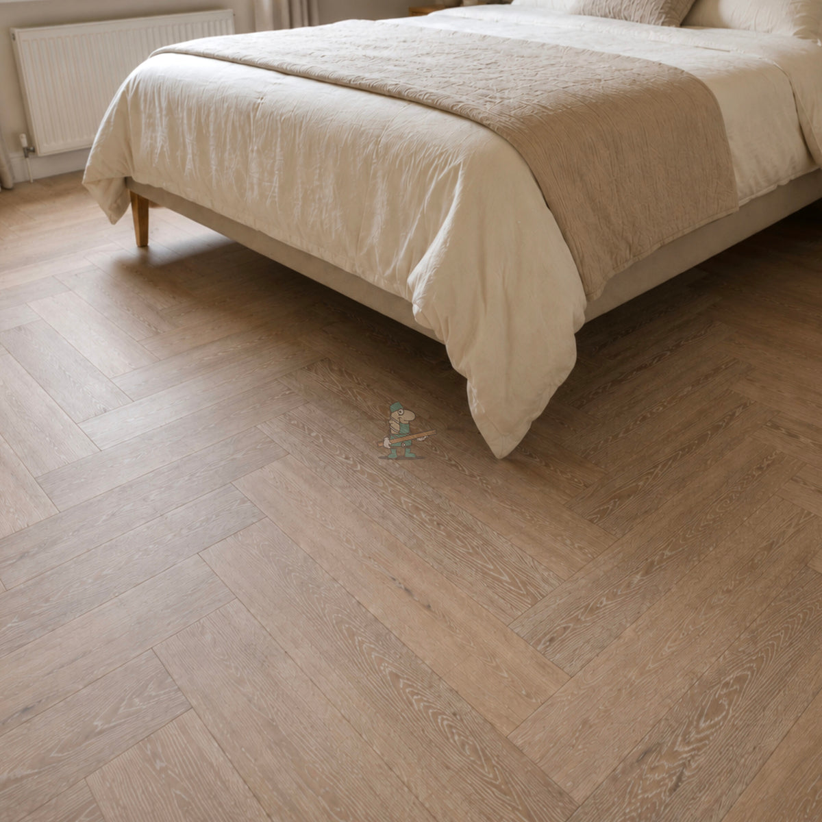 White Washed Oak 150mm Engineered Herringbone – image 9