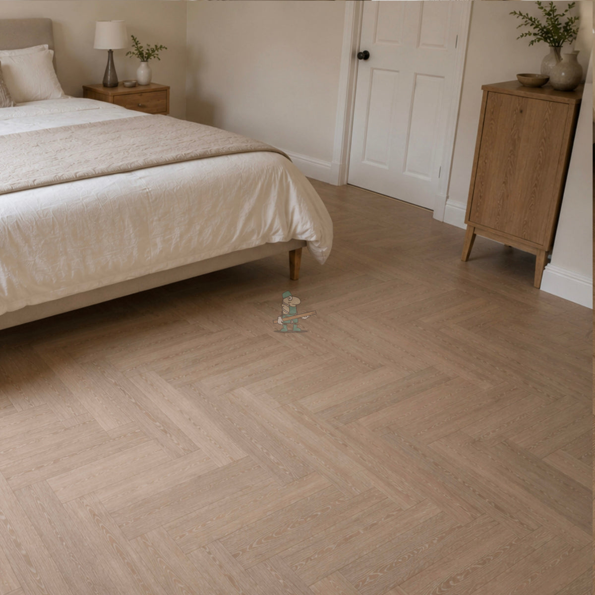 White Washed Oak 150mm Engineered Herringbone – image 6