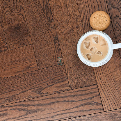 Smoky Brushed Oak 90mm Engineered Herringbone – image 5