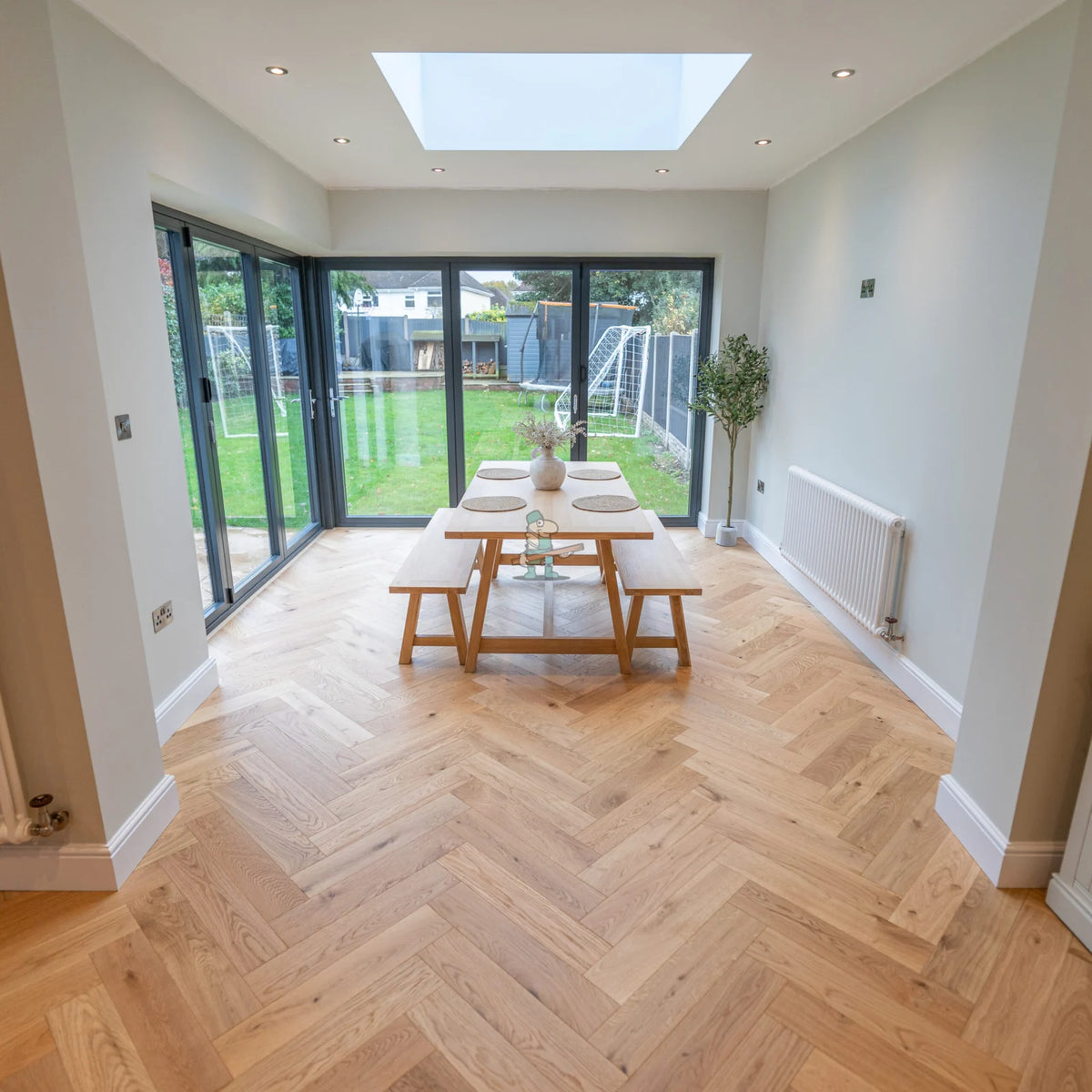 Natural Oak 125mm Engineered Herringbone – image 7