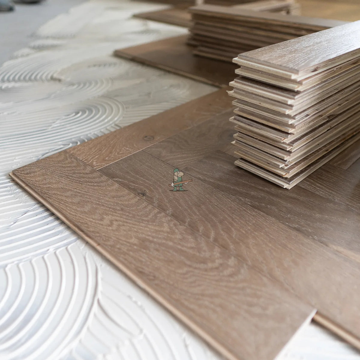 Infused Grey Oak 90mm Engineered Herringbone – image 5