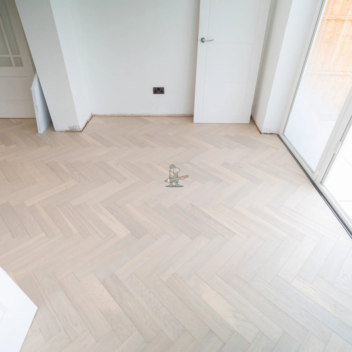 Infused White Oak 90mm Engineered Herringbone – image 4