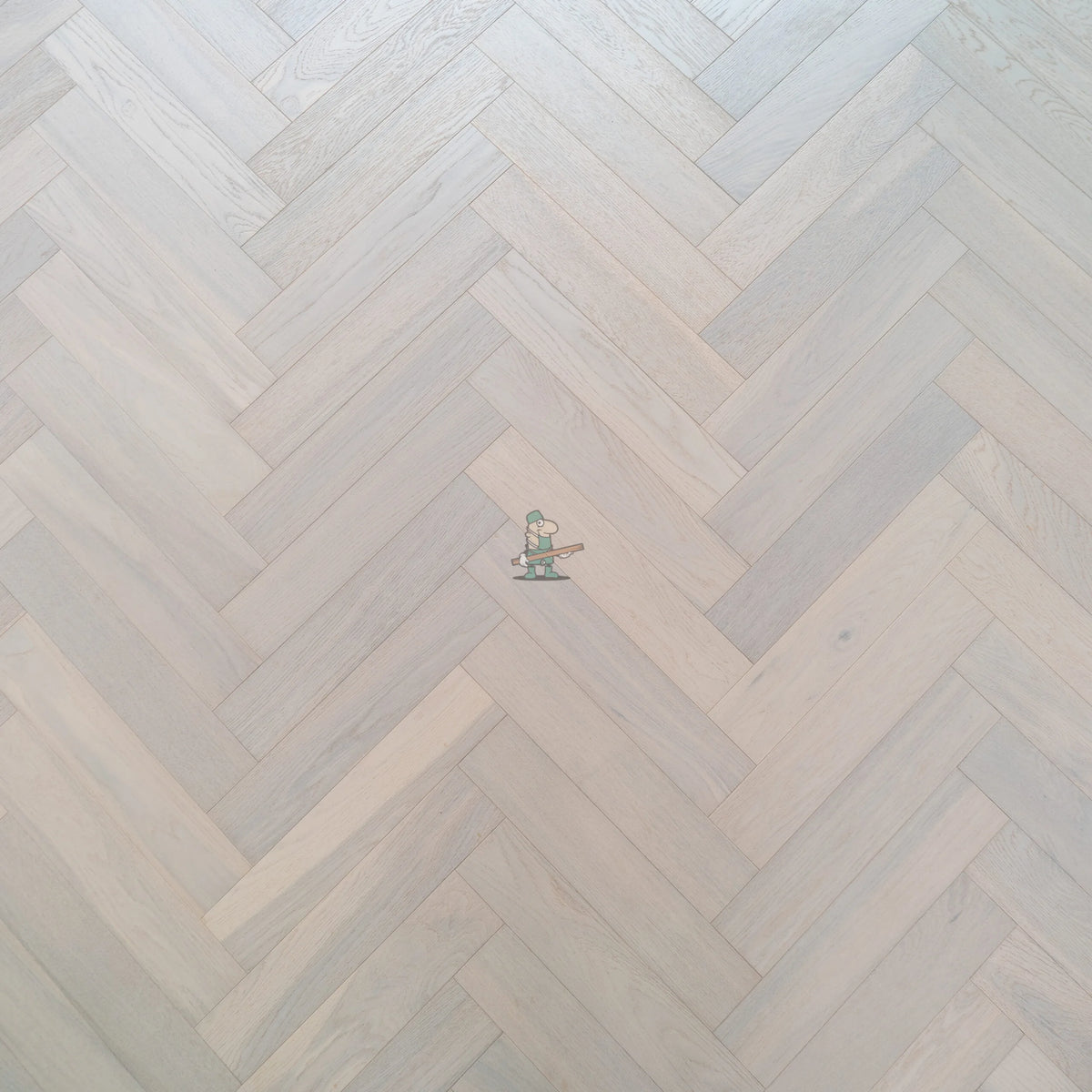 Infused White Oak 90mm Engineered Herringbone – image 2