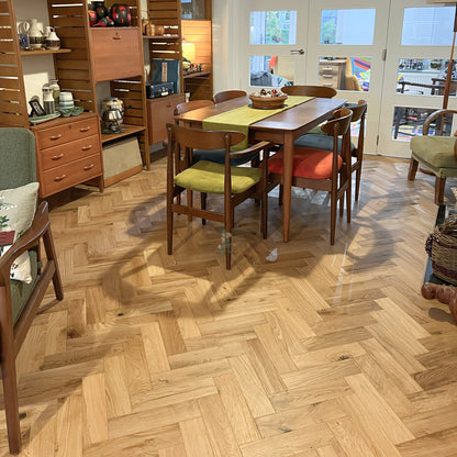 Natural Oak 80mm Engineered Herringbone – image 6