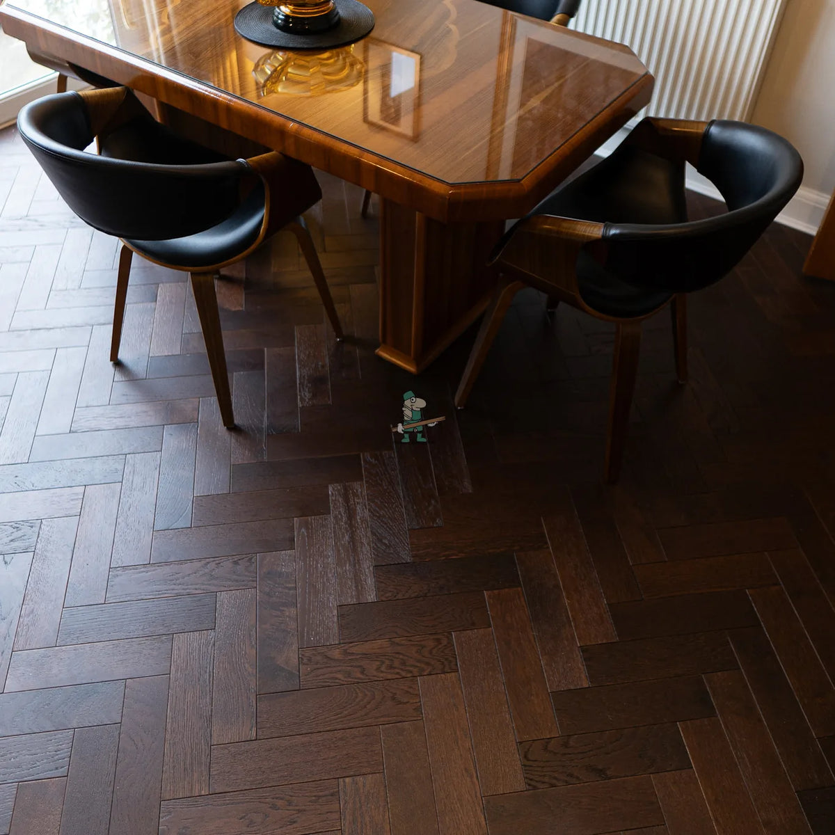 Dark Chocolate Oak 80mm Engineered Herringbone – image 9