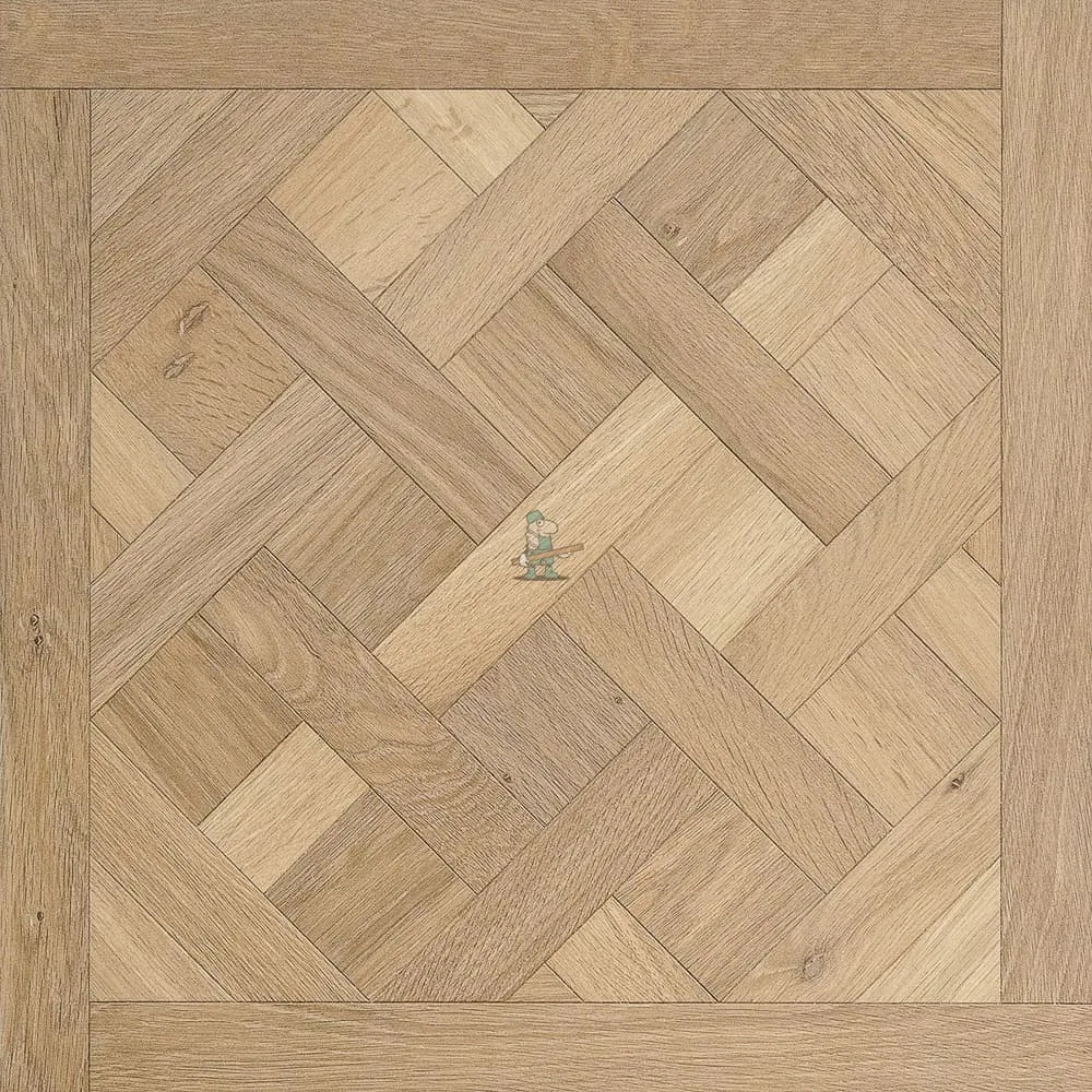 Brushed Invisible Light Oak Engineered Versailles Panel
