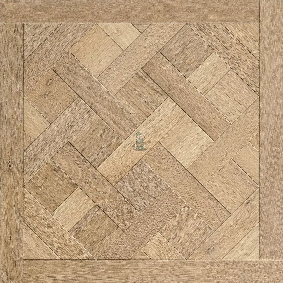 Brushed Invisible Light Oak Engineered Versailles Panel – image 1