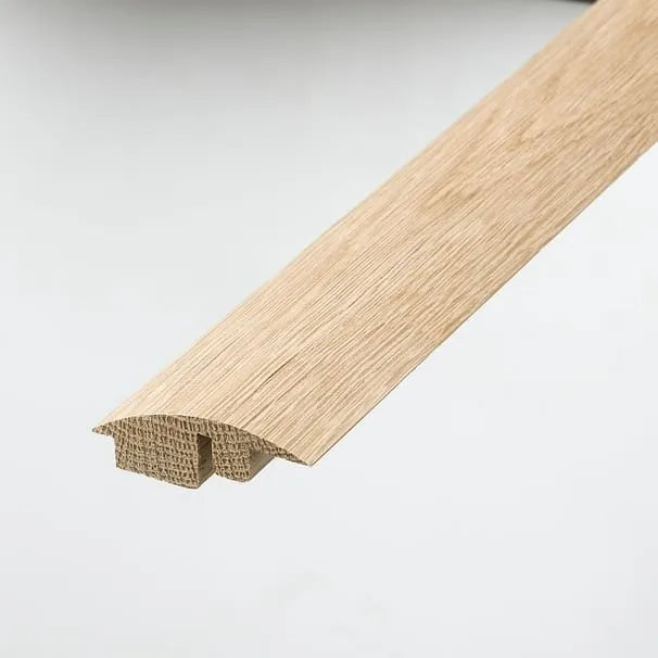 Solid Oak Semi Ramp Threshold Door Strip 0.9m – image 1