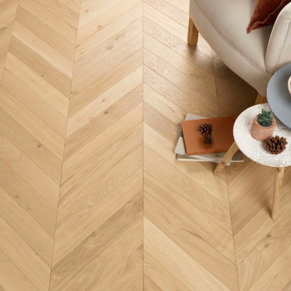 Linen Oak 90mm Solid Chevron – image 4
