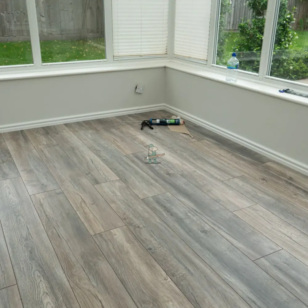 Premium 12mm Rustic Grey Oak AC5 Laminate Flooring