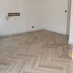 Greige Oak Herringbone
