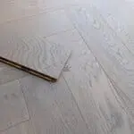 Large Grey Oak Herringbone Engineered Flooring